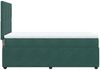 vidaXL Boxspringbett mit Matratze Dunkelgrün 90x200 cm Samt 3292241 Bild 5