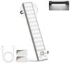 LQWELL LED Unterbauleuchte mit Bewegungsmelder, Dimmbar, Akku, USB-C Wiederaufladbar Schranklicht, LED fest integriert, Treppenlicht, Nachttischlampe 32 cm, 1800 mAh Bild 4