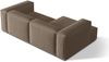 Micadoni Ecksofa Nuria 3-Sitzer Links Strukturierter Stoff Cappuccino Bild 4