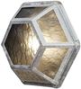 LED Außenwandleuchte Landhausstil, Stahl galvanisiert, Höhe 30cm Bild 2