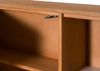 Spiegelschrank Mango 145x20x75 natur lackiert / Marmor weiß BARCELONA #546 Bild 3