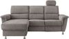 Ecksofa >Ludwigshafen< Motor-funktion, Kopfstütze, Stauraum, grau-braun - 231x113x165 (BxHxT) Bild 3