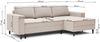Selsey 'Nalika' Ecksofa mit Schlaffunktion, Kordsamt-Bezug, pistaziengrün, linksseitig, 90 x 230 x 143 cm Bild 5