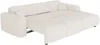Vente-unique - POGNI Sofa Stoff Weiß - B 180 cm x H 77 cm x L 283 cm Bild 5