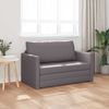 vidaXL Schlafsofa Grau 124 x 71 x 78 cm Kunstleder 4106710 Bild 3