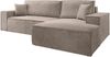 Selsey 'Farese ' Ecksofa mit Cordbezug, Schlaffunktion und Stauraum, Beige, rechts Bild 1