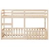 vidaXL Etagenbett 75x190 cm Massivholz Kiefer 3308595 Bild 5