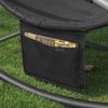 SoBuy OGS28-SCH Schaukelstuhl Garten, Textilene, Lackiert, Schwarz, 104 x 85 x 53 cm Bild 4