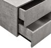 Nachttisch Amberg 40 x 29 x 30 cm Hängeschrank mit 2 Schubladen Betonoptik Bild 5