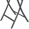 Bistrotisch Klapptisch Gartentisch Gartentisch Glas Metall Ø60xH72cm Bild 2