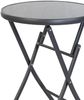 Bistrotisch Klapptisch Gartentisch Gartentisch Glas Metall Ø60xH72cm Bild 3