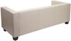 3er Sofa Couch Loungesofa Lille ~ Leder, creme Bild 5