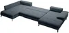 Vente-unique - ARCHIBALD Sofa Stoff Blau - B 205 cm x H 82 cm x L 347 cm Bild 4
