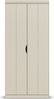 rauch Frieda, Kleiderschrank im Landhausstil, 2-türig, mit 1 Kleiderstange und 1 Einlegeboden, Farbe Beige, BxHxT 91x203x56cm Bild 2
