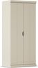 rauch Frieda, Kleiderschrank im Landhausstil, 2-türig, mit 1 Kleiderstange und 1 Einlegeboden, Farbe Beige, BxHxT 91x203x56cm Bild 3