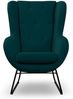 Sessel Designersessel ARTEMIS in Stoff Kronos Meeresgrün Bild 3