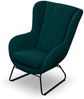 Sessel Designersessel ARTEMIS in Stoff Kronos Meeresgrün Bild 2