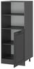 Herdumbauschrank R-Line Anthrazit Landhaus 60 cm Vicco Bild 3