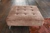 KAWOLA Hocker WIOLO velvet taupe 42 x 110 x 110 cm Bild 2