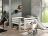 Kojenbett mit Rutsche Karolina 208x175x83 Massivholz Weiß Bild 5