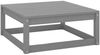 vidaXL Garten-Fußhocker mit Grauen Kissen Massivholz Kiefer 805727 Bild 2