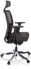 hjh OFFICE Luxus Chefsessel SENATOR PRO Leder, Netzstoff Schwarz Bild 5