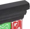 vidaXL Garderobenständer Schwarz 80 x 25 x 2 cm Massivholz Mango 4017580 Bild 5