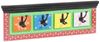 vidaXL Garderobenständer Schwarz 80 x 25 x 2 cm Massivholz Mango 4017580 Bild 4