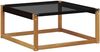 vidaXL Outdoor-Fußhocker Massives Akazienholz und Textilene Natur 900629 Bild 3