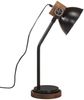 vidaXL Schreibtischlampe 25 W Schwarz 18x18x60 cm E27 371951 Bild 4