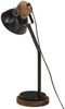 vidaXL Schreibtischlampe 25 W Schwarz 18x18x60 cm E27 371951 Bild 5