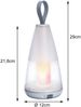 Lutec Pepper 8500102331 LED Akku Tischleuchte 1-flammig ECO Light Bild 3