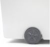 Spetebo Unterbettkommode weiß mit Rollen mit zweigeteiltem Deckel (Set, 2 St, Anazhl) Bild 3
