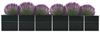 vidaXL Garten-Hochbeet Verzinkter Stahl 480x80x77 cm Anthrazit 47071 Bild 3