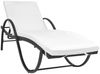 vidaXL Sonnenliegen 2 Stk. mit Tisch Poly Rattan Schwarz 274869 Bild 2