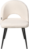 Esszimmerstuhl 2er Set ONAGA Bouclé Weiß Bild 5
