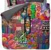 Essenza Bettwäsche Noida Multi, Satin, 2 teilig, Lilien, Tiere, Hippie Bild 3