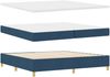 vidaXL Boxspringbett mit Matratze mit Kopfteil Blau 200 x 200 cm Stoff 3340843 Bild 5