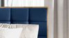 99rooms Florida Boxspringbett 140x200 cm Velours MONOLITH Dunkelblau Bild 3