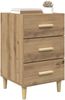 vidaXL Nachttisch Artisan-Eiche 40 x 40 x 66 cm Holzwerkstoff 880614 Bild 3