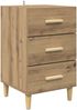 vidaXL Nachttisch Artisan-Eiche 40 x 40 x 66 cm Holzwerkstoff 880614 Bild 2