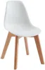 Vente-unique - LILINOU Stuhl Plastik Weiß - B 36,5 cm x H 58 cm x L 30,5 cm Bild 4