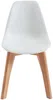 Vente-unique - LILINOU Stuhl Plastik Weiß - B 36,5 cm x H 58 cm x L 30,5 cm Bild 3