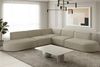 Ecksofa Designersofa PALMA Stoff Ascot Champagne Universal Bild 4