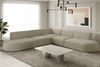 Ecksofa Designersofa PALMA Stoff Ascot Champagne Universal Bild 3