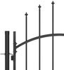 vidaXL Gartentor Woerden mit Speerspitze 5 x 1,75 m Schwarz 146325 Bild 3