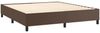 vidaXL Boxspringbettgestell Braun 180x200 cm Kunstleder 3121062 Bild 4