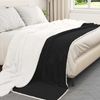 vidaXL Überwurfdecke Schwarz 240 x 270 cm Fleece 42016996 Bild 3