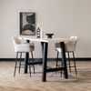 Bronx71 Bartisch Disa beige Melamin 220 x 90 x 106 cm Bild 4