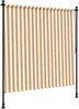vidaXL Außenrollo Orange und Weiß 150x270 cm Stoff und Stahl 368770 Bild 5
